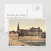 Theater und Kathedrale, Schwerin, Mecklenburg-Vorp Postkarte (Vorne/Hinten)