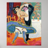 Theater Vaudeville | Ernst Ludwig Kirchner Poster (Vorne)