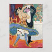 Theater Vaudeville | Ernst Ludwig Kirchner Postkarte (Vorderseite)