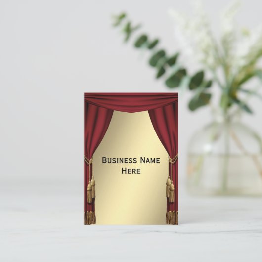 Theater Visitenkarte (Stehend Vorderseite)