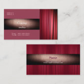 Theater-Visitenkarte Visitenkarte (Vorne/Hinten)