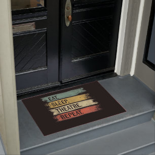 Theater wiederholen Theater Tech Geschenke Schausp Fußmatte