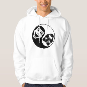 Theater Yin Yang Design - Komödie und die Masken d Hoodie