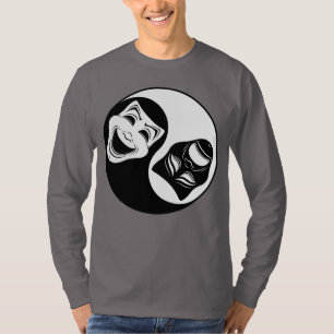 Theater Yin Yang Design - Komödie und die Masken d T-Shirt