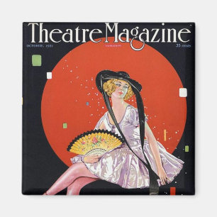 Theater-Zeitschriften-Magnet 1921 KRW Vintager Magnet