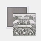 Theateraufführung im Freien mit Antoine Magnet (Vorderseite/Rückseite)