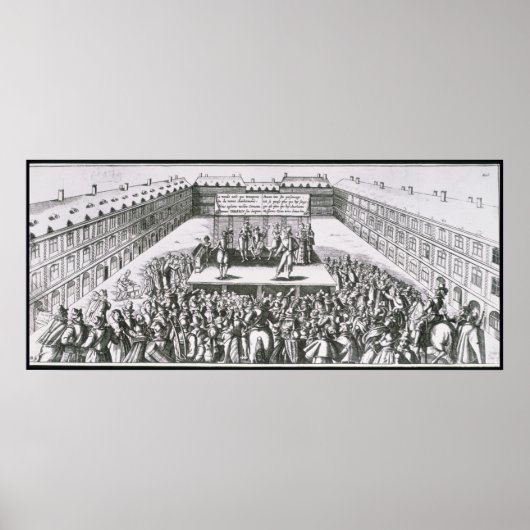Theateraufführung im Freien mit Antoine Poster (Vorne)