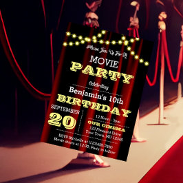 Theaterbeleuchtung Gelber Jeden Anlaß Einladung