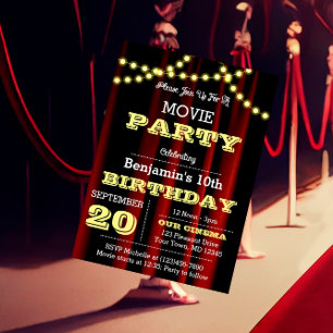 Theaterbeleuchtung Gelber Jeden Anlaß Einladung