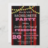 Theaterbeleuchtung Rosa Jeden Anlaß Einladung (Vorderseite)