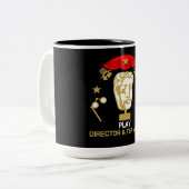 Theaterdirektor Drama Plays Zweifarbige Tasse (Vorderseite Links)