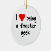 Theatergeek-/Drama-Nerd-Geschenk Keramikornament (Rechts)