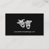 Theaterkarte Visitenkarte (Rückseite)