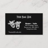 Theaterkarte Visitenkarte (Vorderseite)