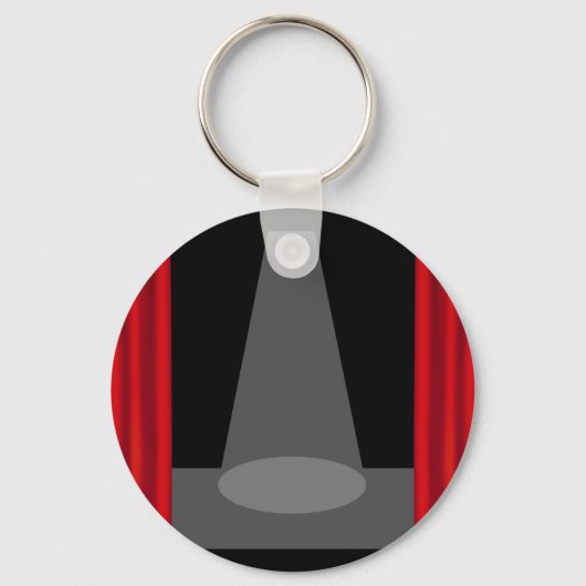 Theaterkette Bühne Schlüsselkette Schlüsselanhänger (Vorderseite)