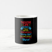Theaterleben für Schauspieler Kaffeetasse (Mittel)