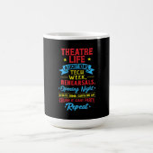 Theaterleben für Schauspieler Kaffeetasse (Mittel)