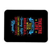 Theaterleben für Schauspieler Magnet (Horizontal)