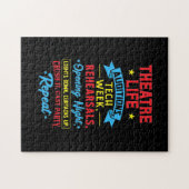 Theaterleben für Schauspieler Puzzle (Horizontal)