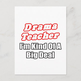 Theaterlehrer... Ein großer Deal Postkarte