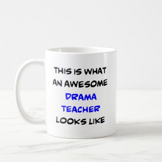 Theaterlehrer, phantastisch kaffeetasse (Links)