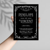 Theaterliebhaber | Hochzeit von Tarots Einladung