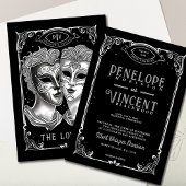 Theaterliebhaber | Hochzeit von Tarots Einladung