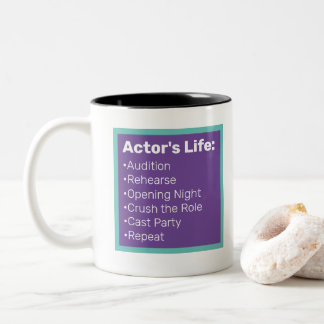 Theaterliebhaber Zweifarbige Tasse