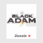 Theaterlogo von Black Adam Aufkleber (Blatt)