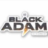 Theaterlogo von Black Adam Aufkleber (Vorderseite)