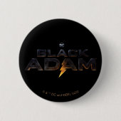 Theaterlogo von Black Adam Button (Vorderseite)
