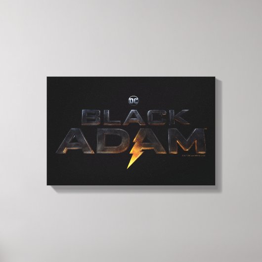 Theaterlogo von Black Adam Leinwanddruck (Vorderseite)
