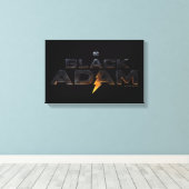 Theaterlogo von Black Adam Leinwanddruck (Insitu (Holzboden))