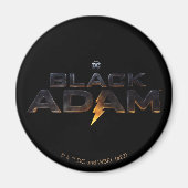 Theaterlogo von Black Adam Magnet (Vorne)