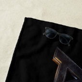 Theaterlogo von Black Adam Strandtuch (Beispiel)