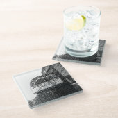 Theatermarquee Glasuntersetzer (Schrägansicht)