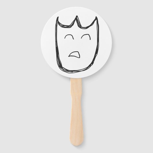 Theatermasken Fächer (Rückseite)