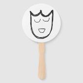 Theatermasken Fächer (Vorderseite)