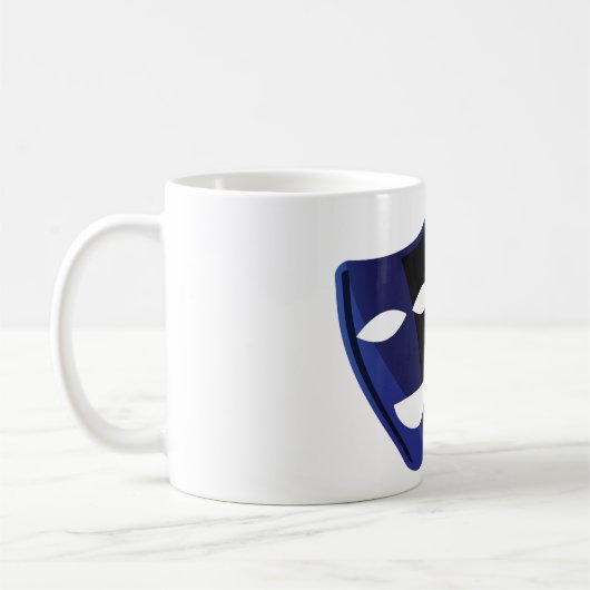 Theatermasken Kaffeetasse (Links)