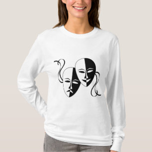 Theatermasken Kunst-Shirt T-Shirt