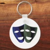 Theatermasken Schlüsselanhänger (Vorderseite)