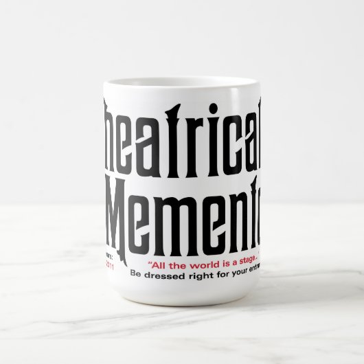 Theatermemento-Kaffee-Tasse Kaffeetasse (Mittel)