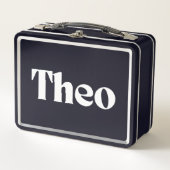 Theatername Personalisiert Metall Brotdose (Vorderseite)