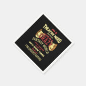 Theaterschauspielerin Theater Nerd Bühne Musik Serviette (Ecke)