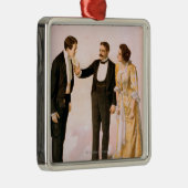 Theaterspiel-Plakat #2 Sherlocks Holmes Silbernes Ornament (Rechts)