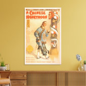 Theaterspielposter "Eine chinesische Flitterwoche" Leinwanddruck (Insitu (Wohnzimmer))