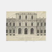 Theaterstil-Fassade von Colen Campbell Fleecedecke (Vorderseite (Horizontal))