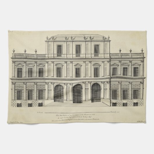 Theaterstil-Fassade von Colen Campbell Handtuch (Horizontal)