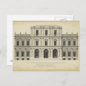 Theaterstil-Fassade von Colen Campbell Postkarte (Vorne/Hinten)