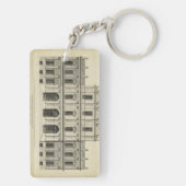 Theaterstil-Fassade von Colen Campbell Schlüsselanhänger (Rückseite)